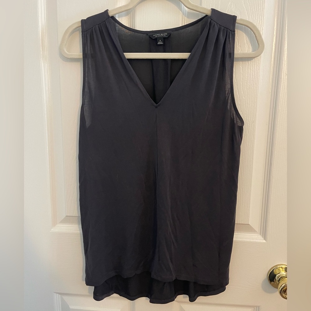 LUCKY brand Greyish Blue Tank Top